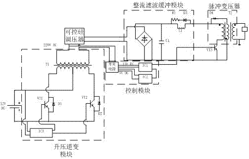 Portable rechargeable microsecond pulse power supply