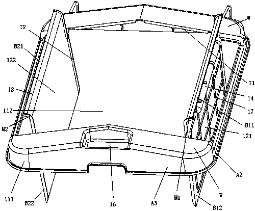 Garbage can cover and garbage can comprising same