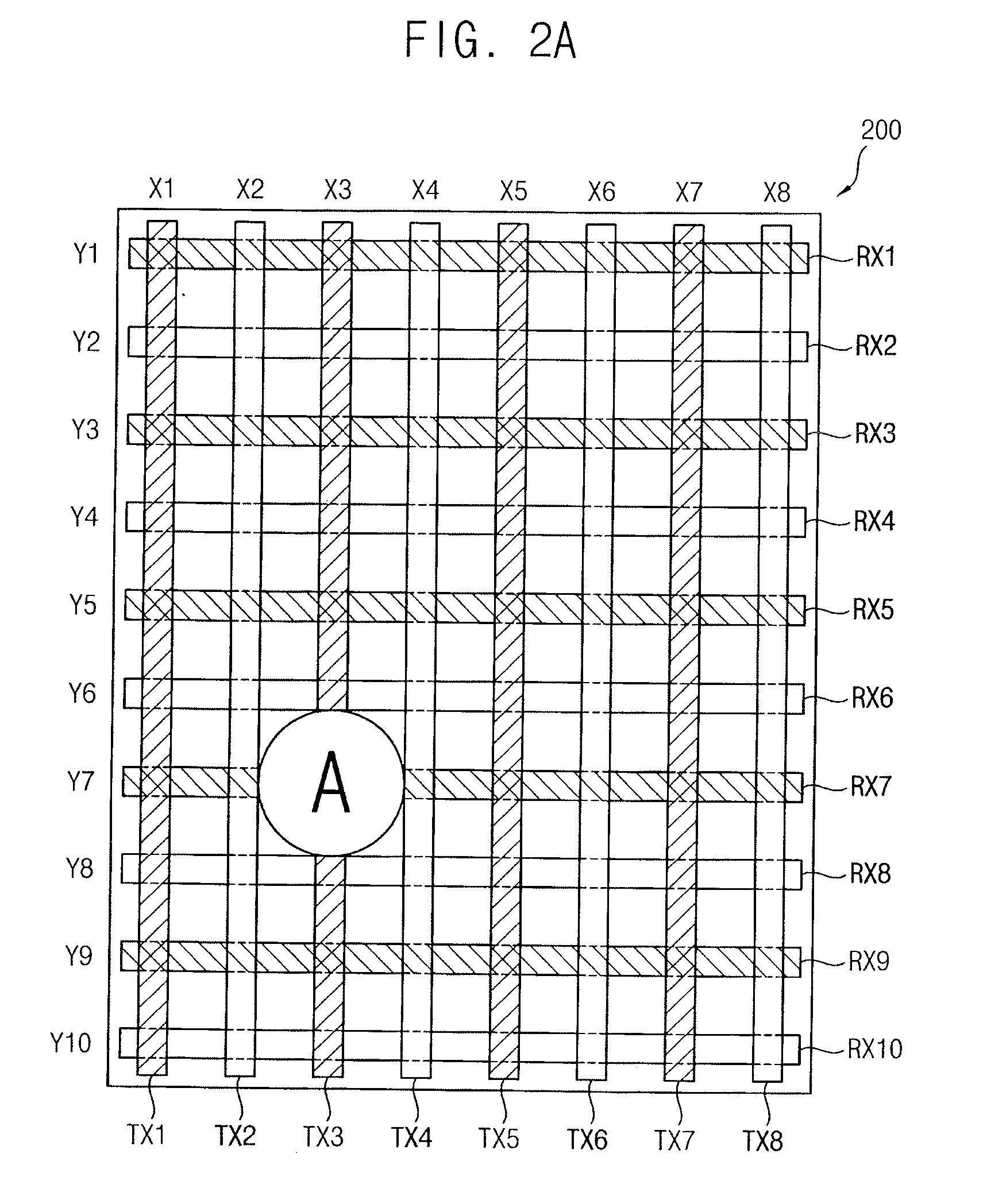 Method of operating a touch panel, touch panel and display device
