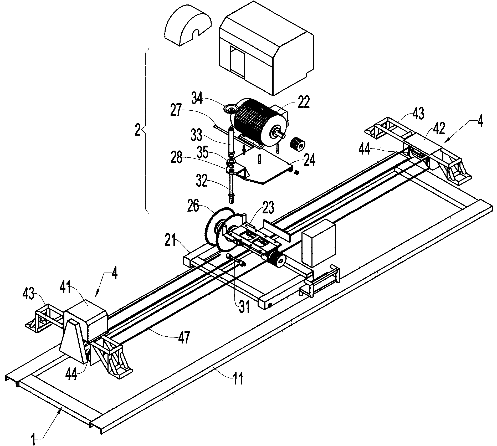 Mine track laying method and rock tunnel cutting machine