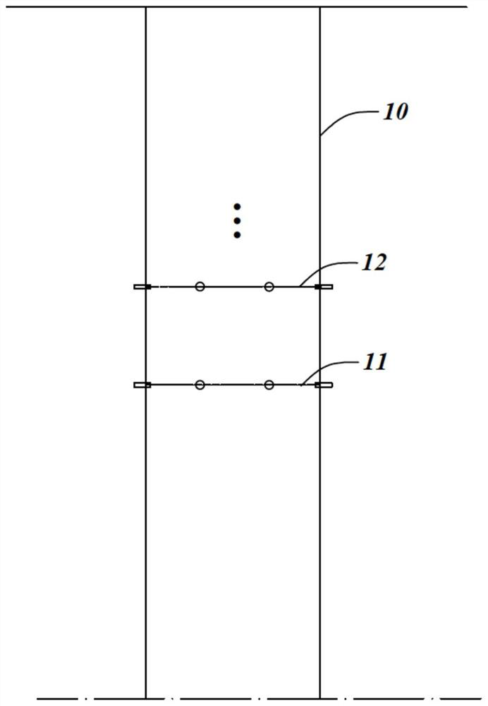 Non-pressure grouting method based on mine construction