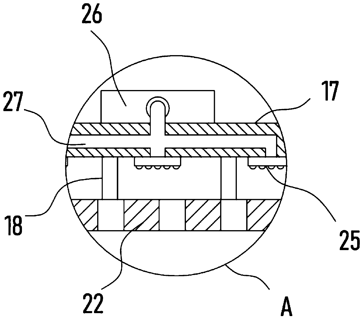 Agricultural product dampproof storage device
