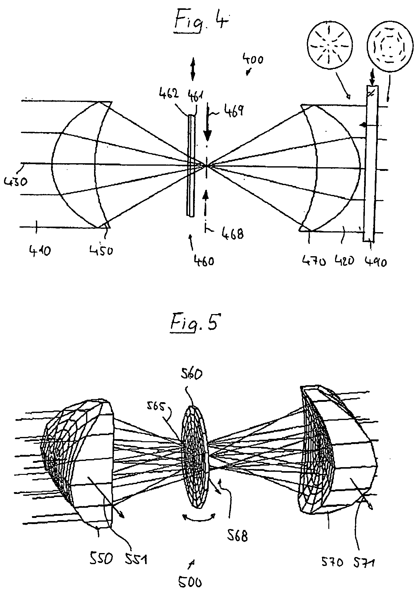 Polarizer device for generating a defined spatial distribution of polarization states