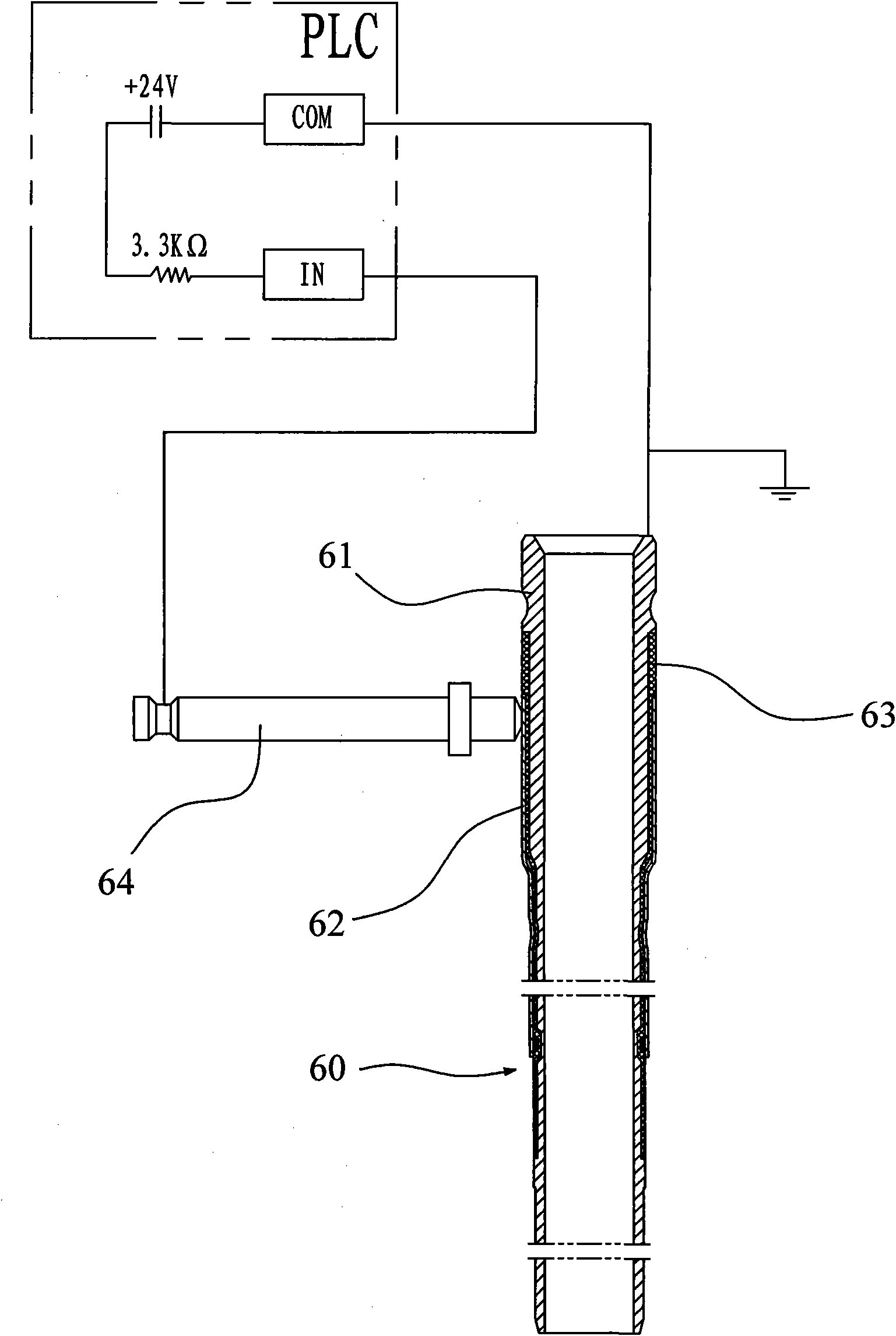 Needle tube type filling machine and filling method thereof