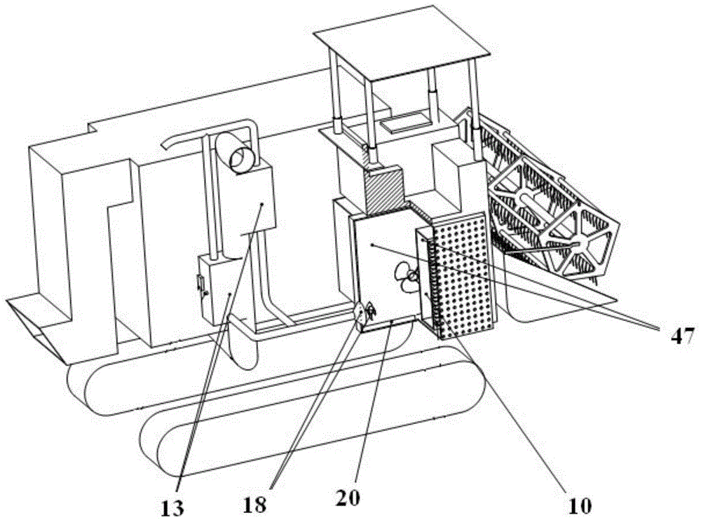 Environmental-friendly and energy-saving harvester with drying function