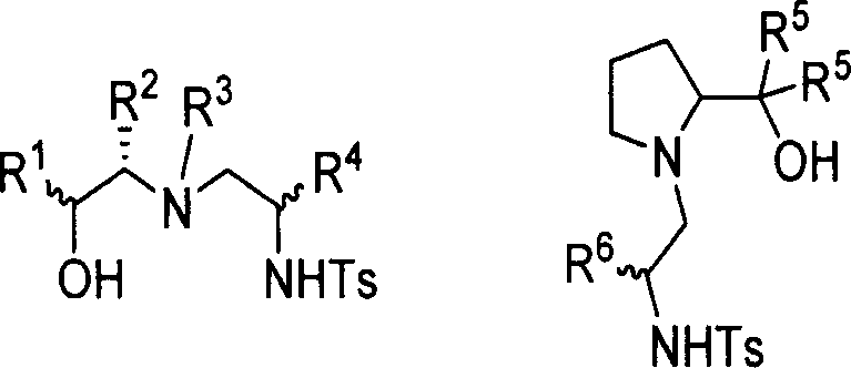 Chirality sulfonamide aminol ligand based on prolinol, its preparing method and application