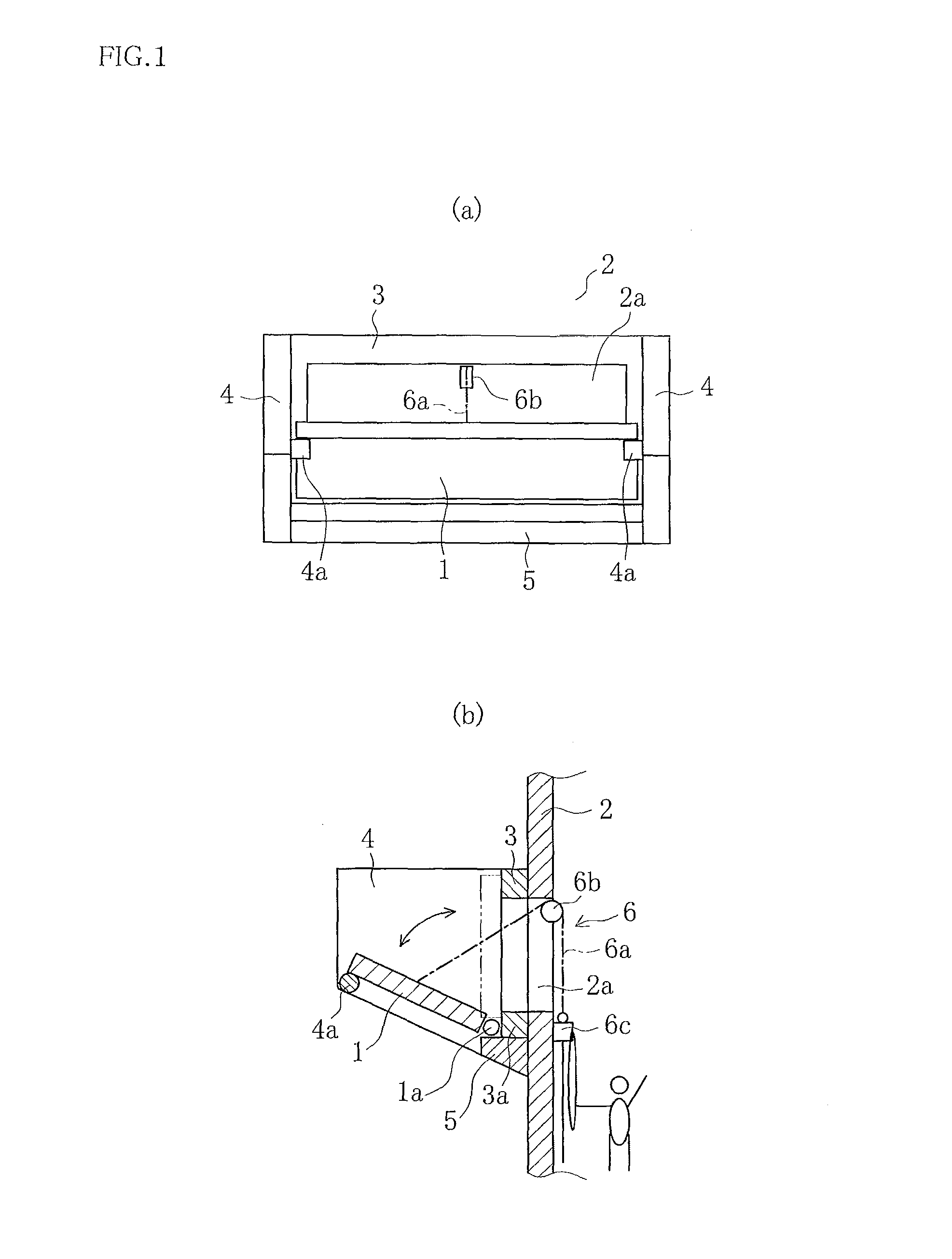 Flap gate-type waterproof panel for wall installation