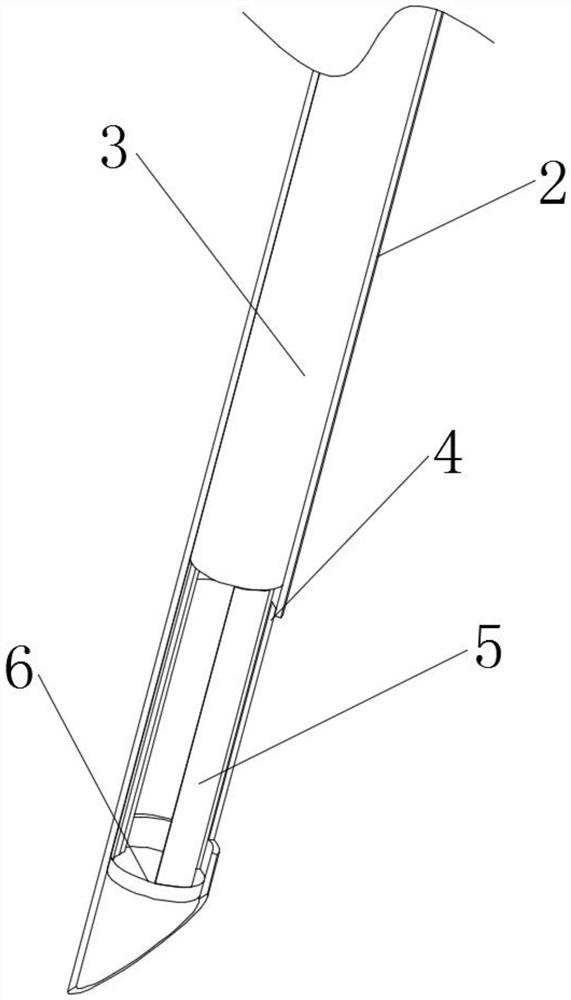 Biopsy puncture device and method based on kidney internal medicine