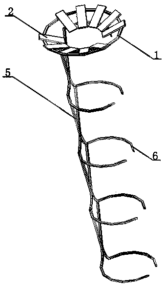 Self-telescopic in-esophagus support