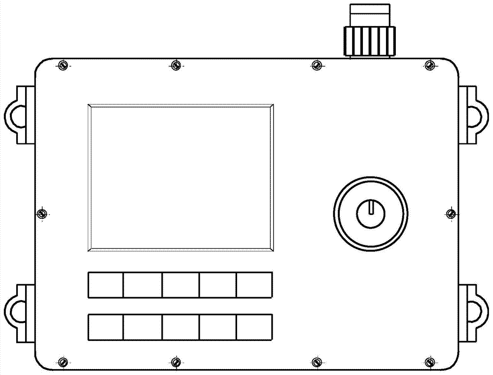 Portable hand-operated box of ship dynamic positioning system