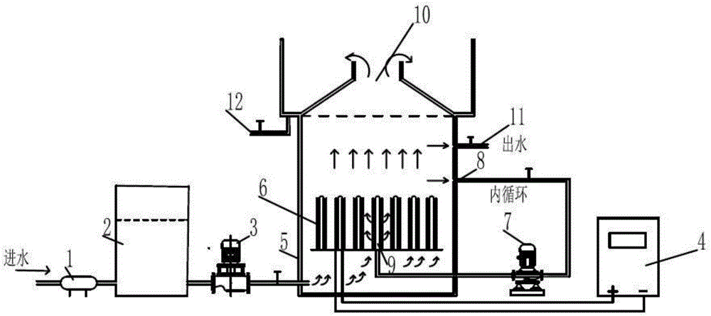 Electrochemical high-grade oxidation apparatus