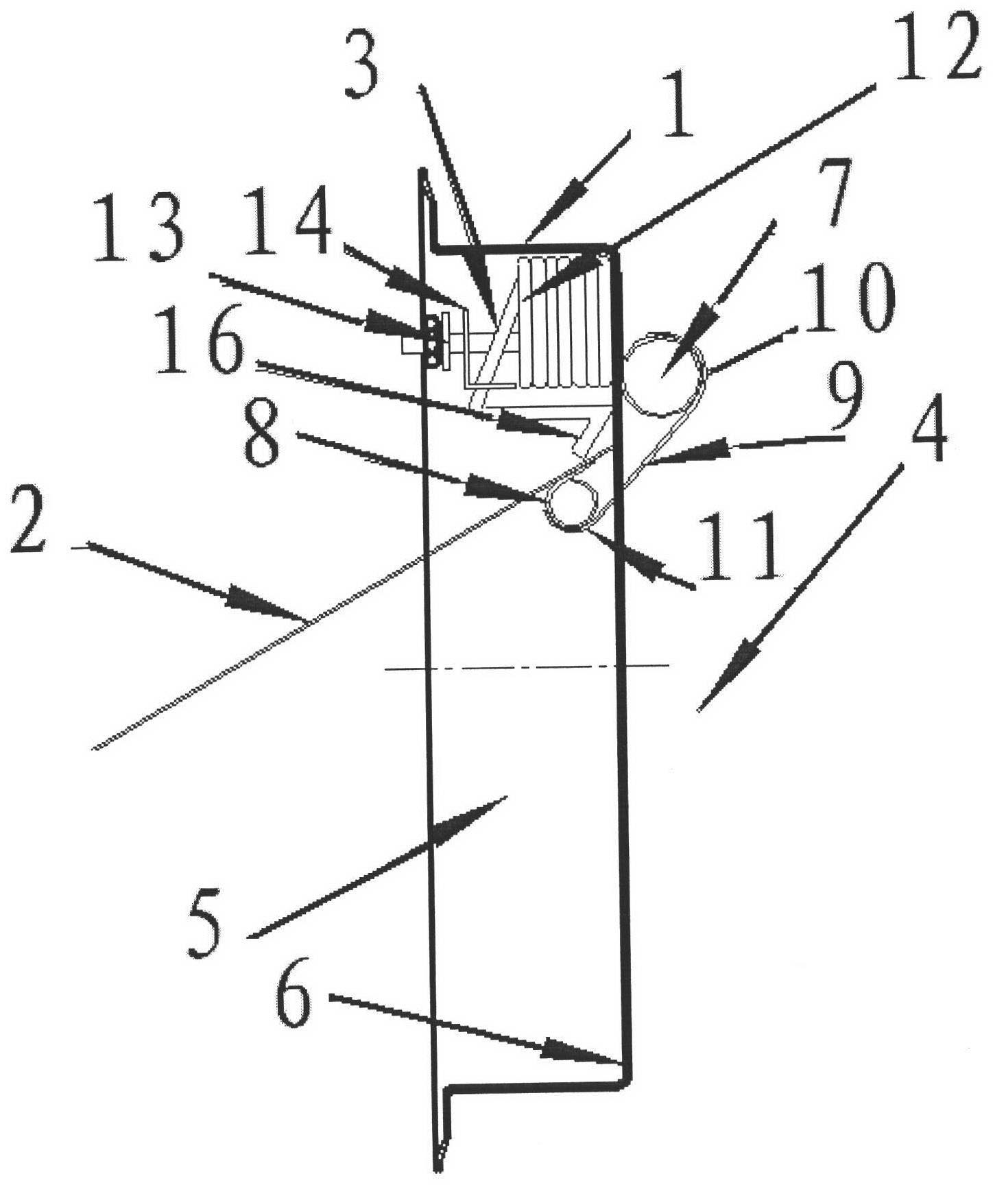 A dual-shaft smoke exhaust fire check valve