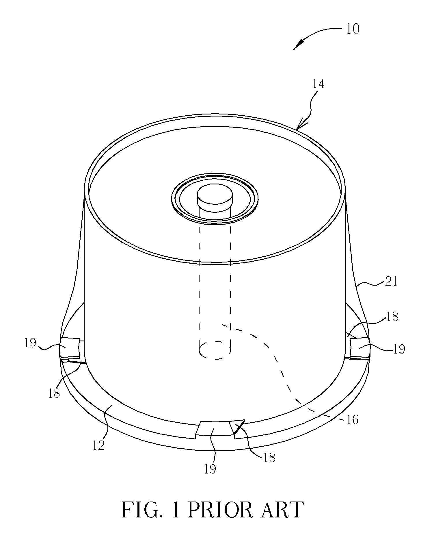 Lockable disc storage container for information storage media