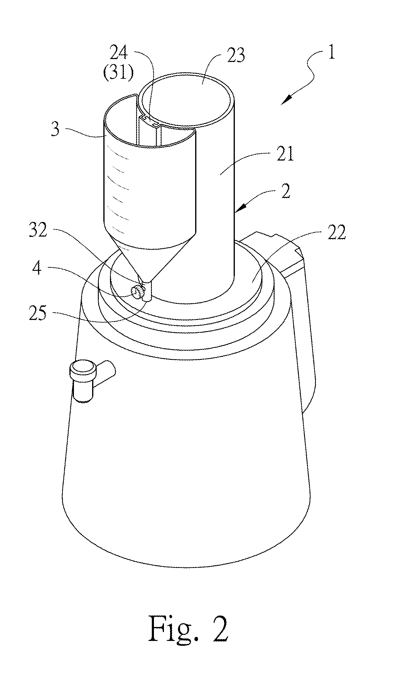 Cover of a processor for fruits and vegetables