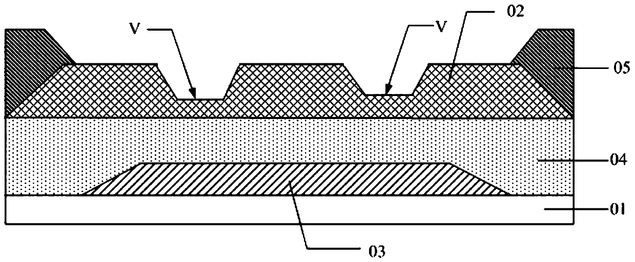 Array substrate, organic electroluminescence display panel and inkjet printing method