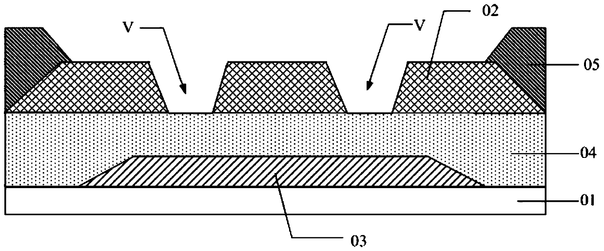 Array substrate, organic electroluminescence display panel and inkjet printing method