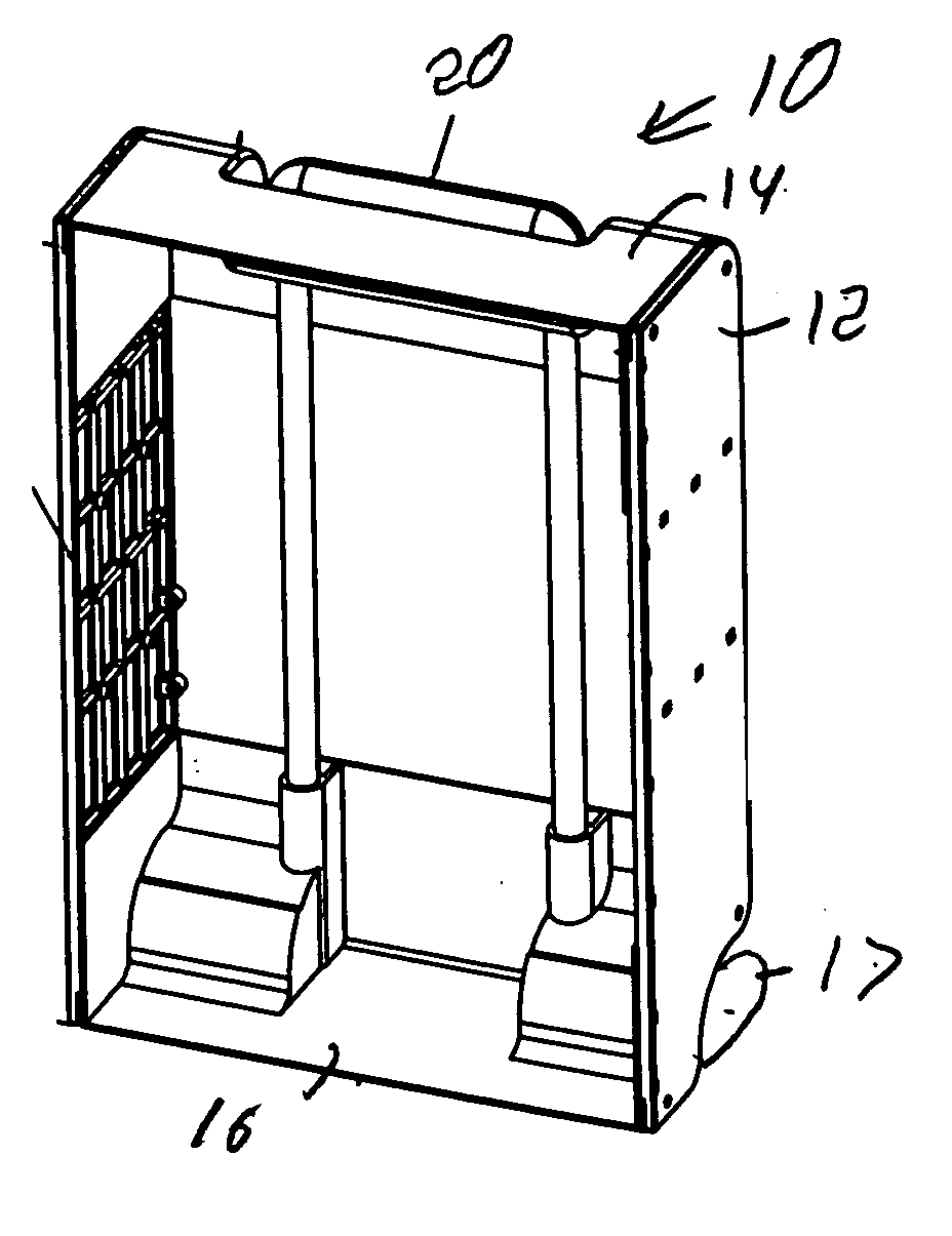 Luggage side panel