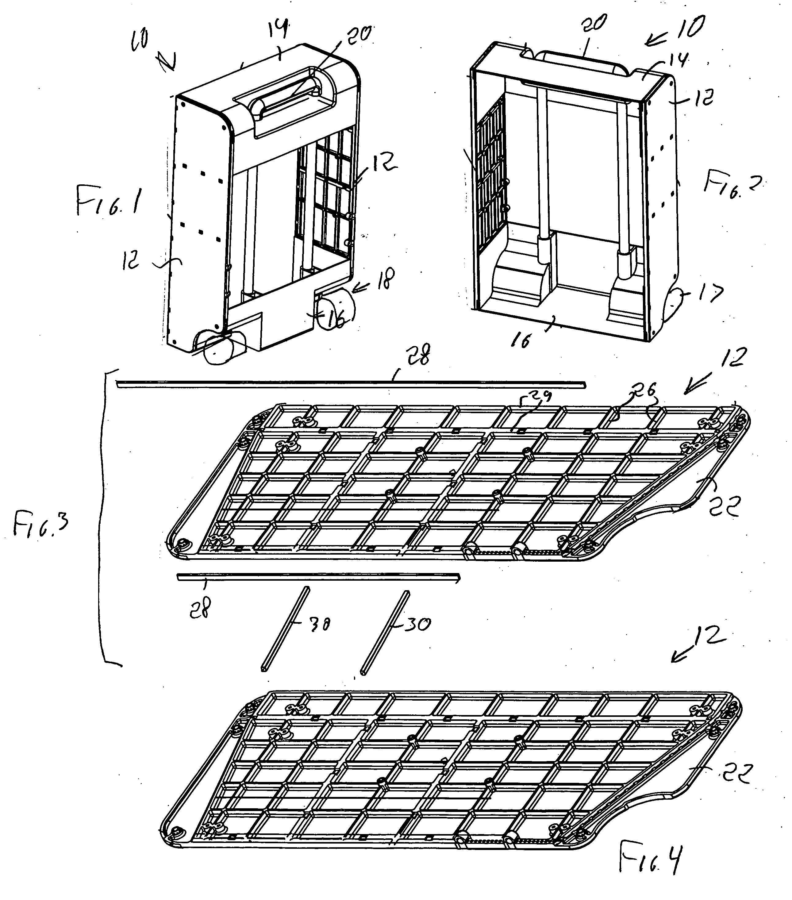 Luggage side panel