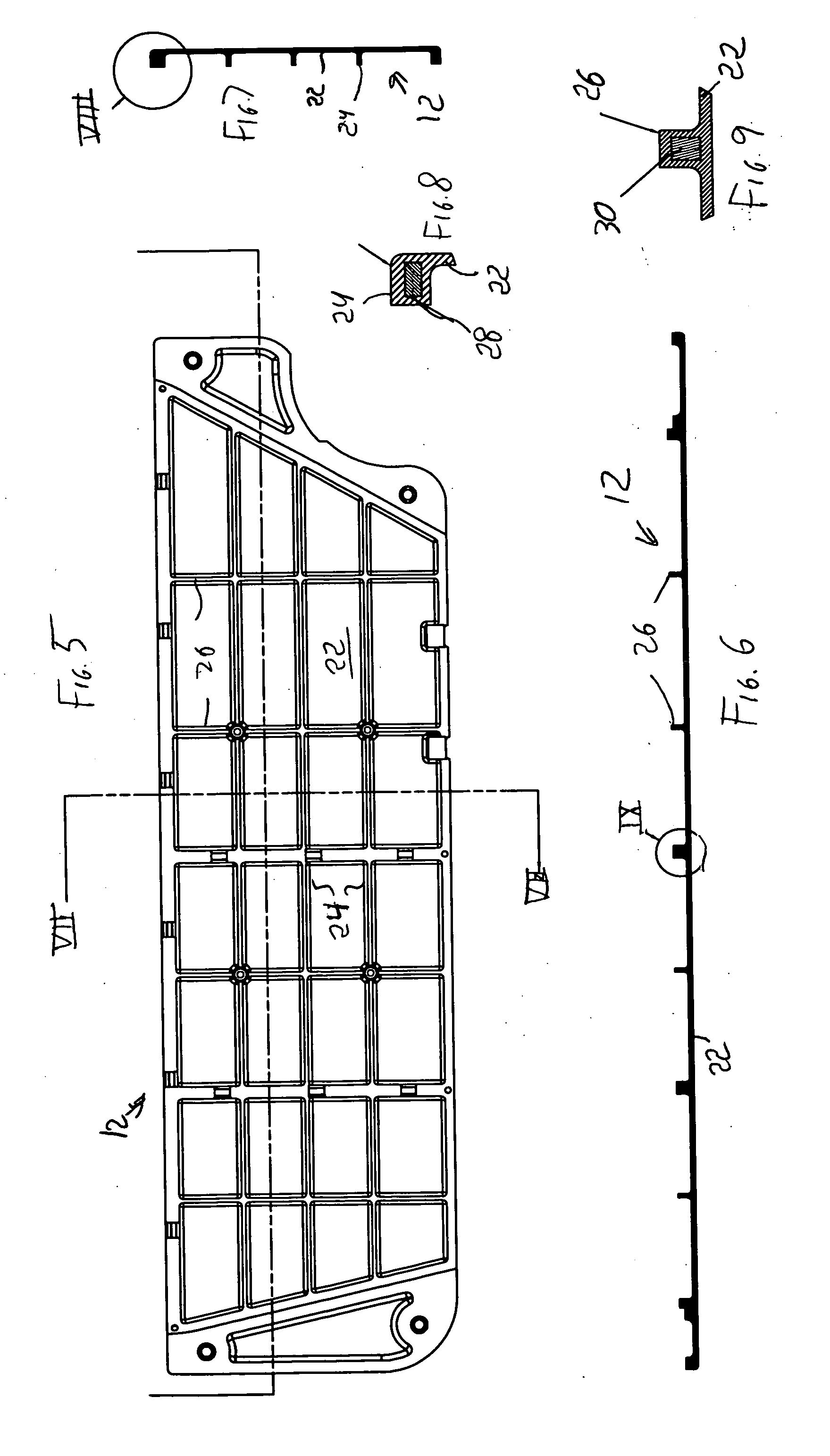 Luggage side panel