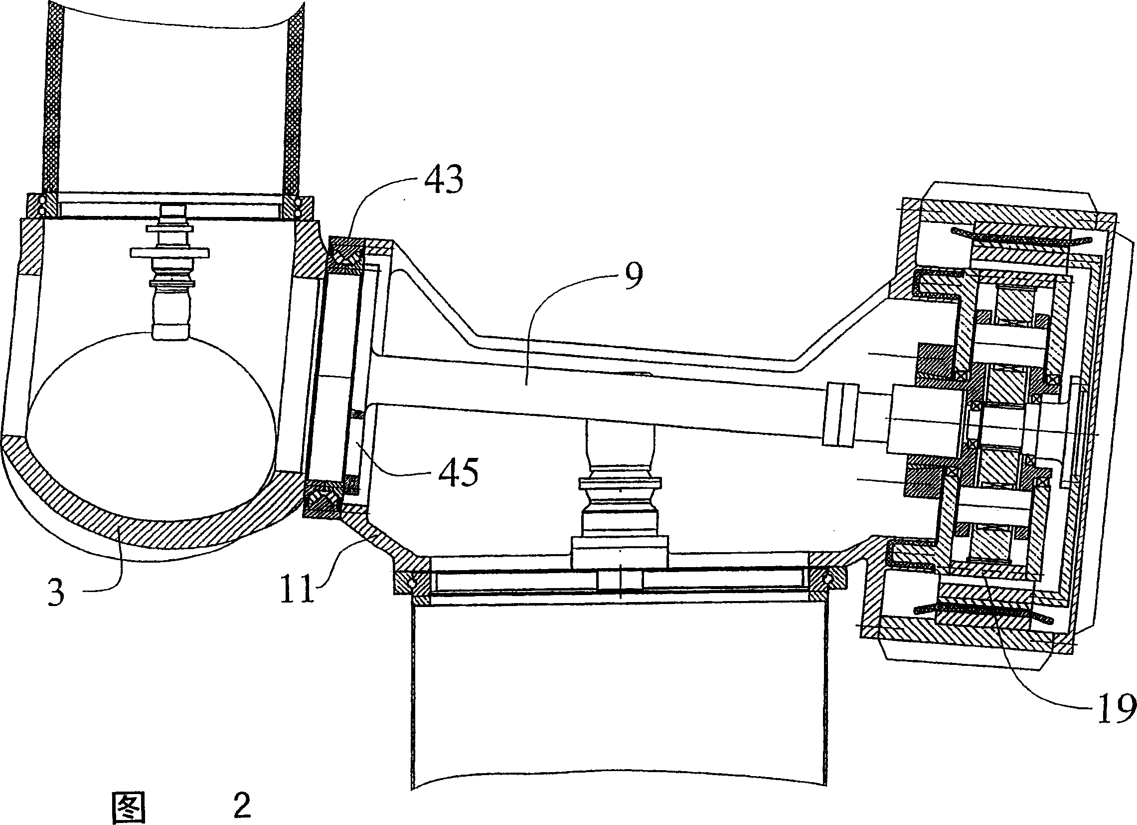 Wind energy installation comprising a concentric gearbox/generator arrangement