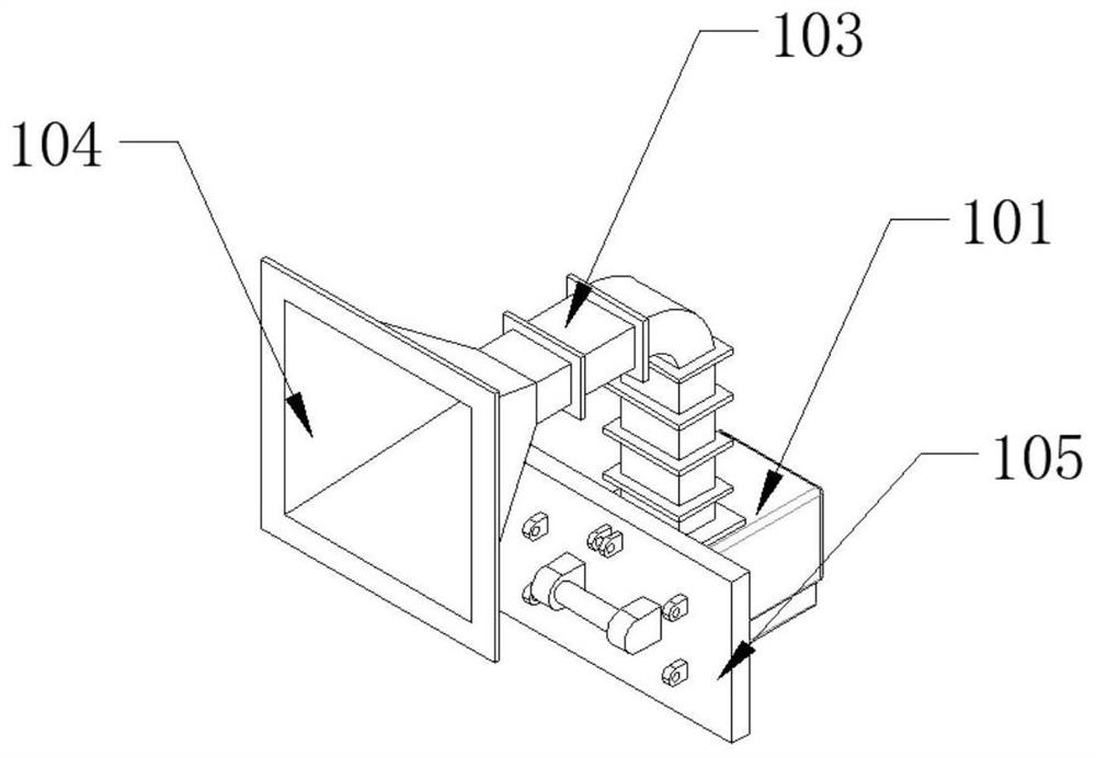 A microwave solidification equipment for uranium tailings reservoir beach surface