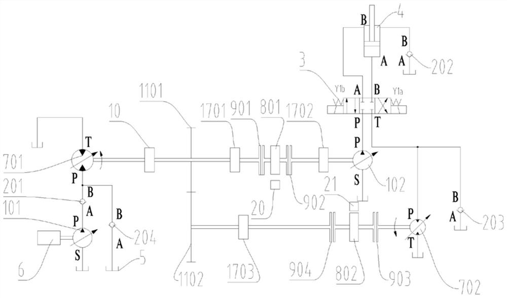 A series hybrid power system of excavator boom based on double flywheel