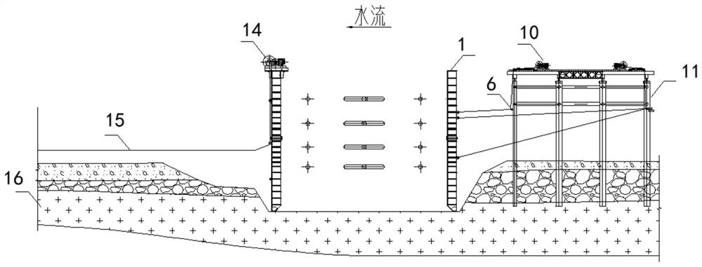 Construction method for double-wall steel cofferdam without bottom sealing concrete in deepwater bare rock geology