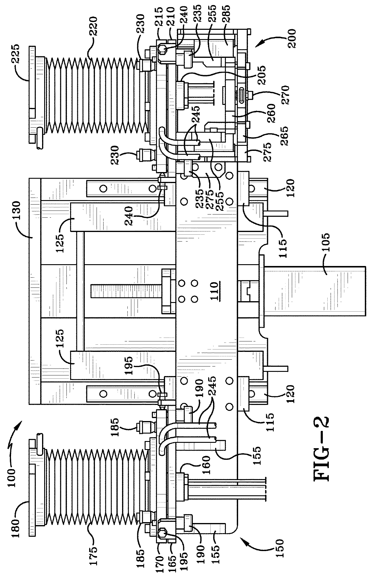 Variable adjustment for precise matching of multiple chamber cavity housings