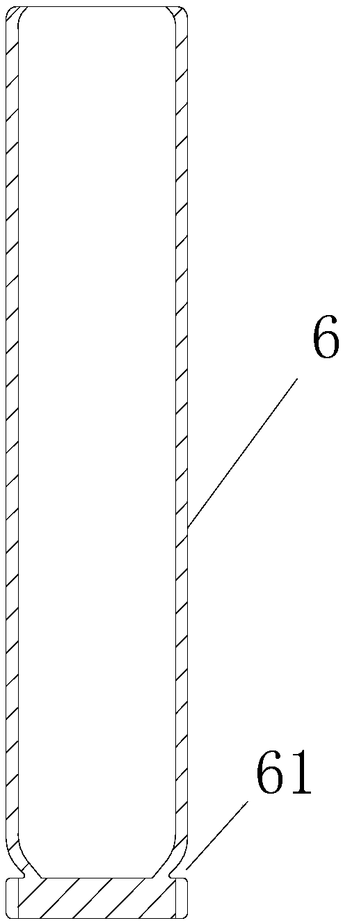 Bottom corner tube-type glass bottle making machine and bottom corner tube-type glass bottle manufacturing method thereof