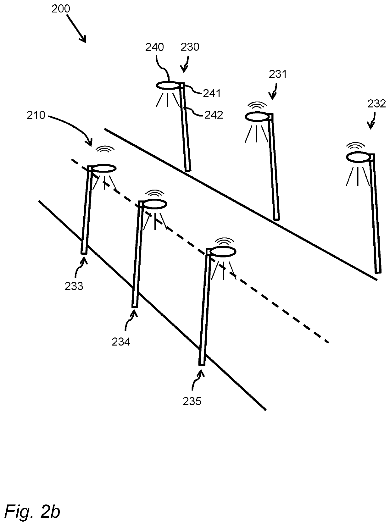 Lighting system with traffic rerouting functionality