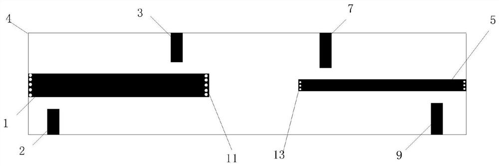 Device and method for measuring dielectric constant and metal conductivity of copper clad laminate