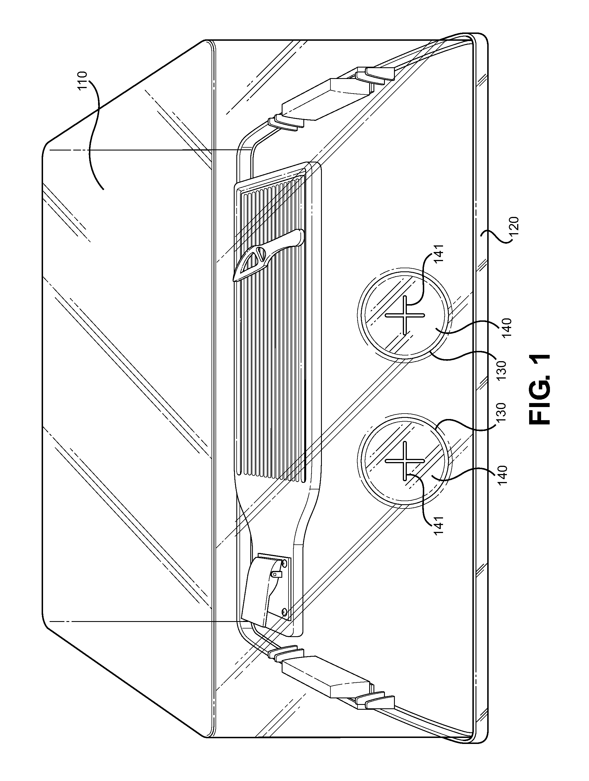 Enclosed Container for Fish Scaling and Food Preparation