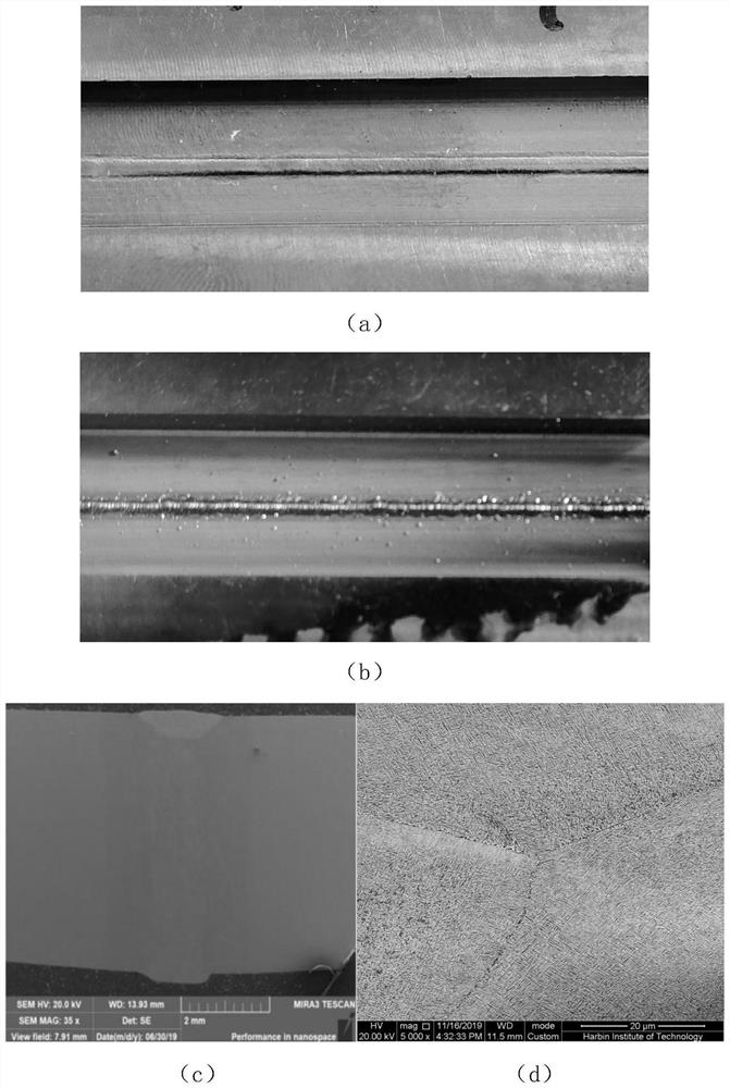 Electron beam weld joint micro-crack control method for Ti2AlNb material
