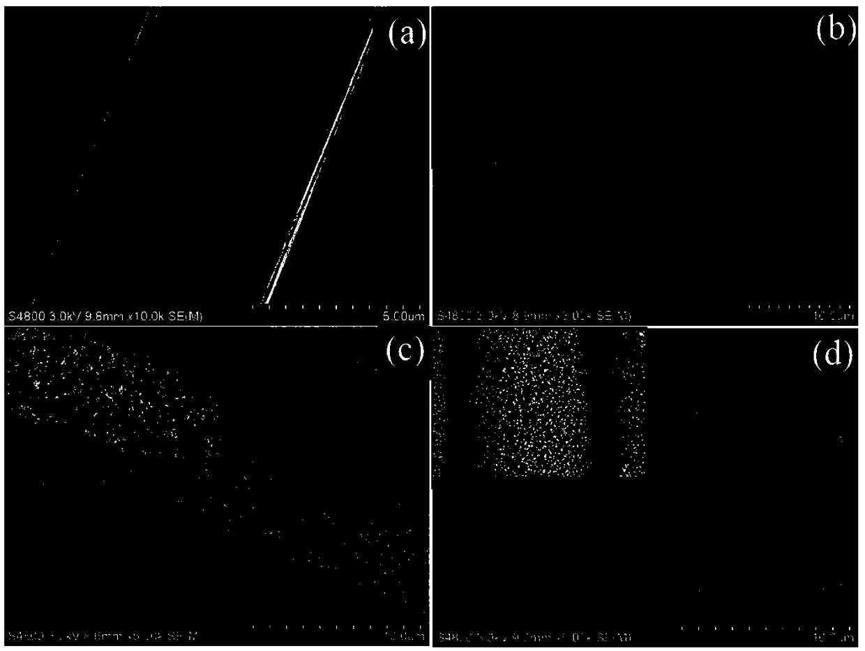 A kind of preparation method of titanium dioxide nanorod modified carbon cloth reinforced resin matrix composite material