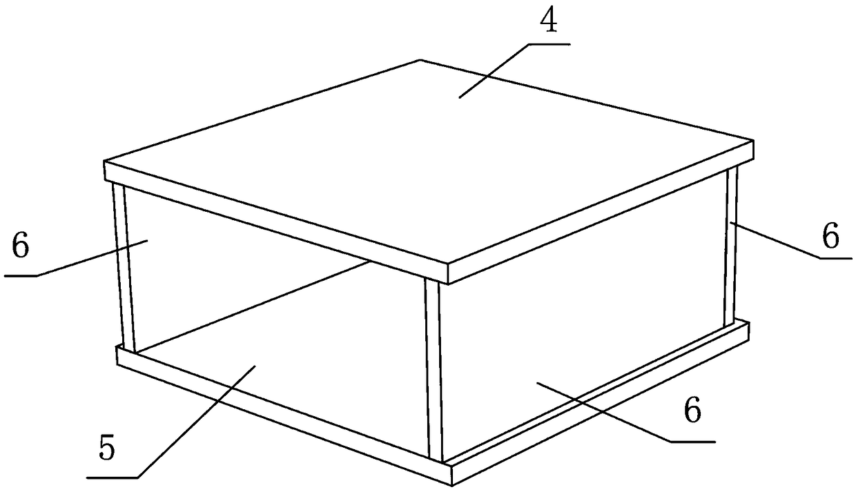 Invisible connecting structure and cabinet