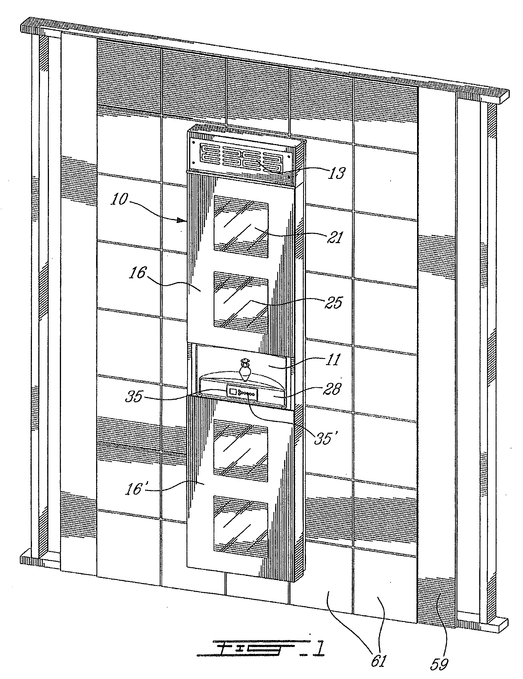 Wall integrated multisensory therapy device