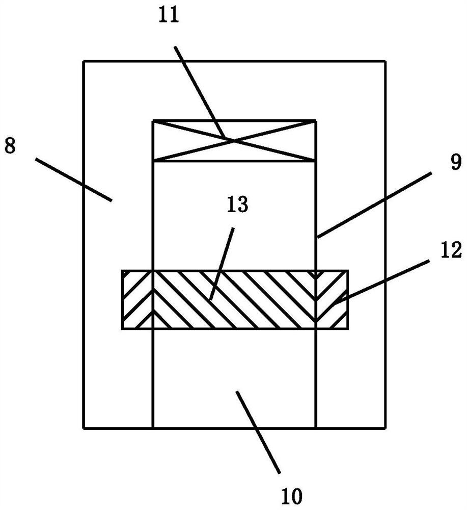 Air passage structure of thin-wall workpiece die