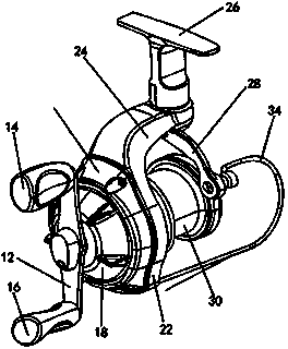 Fishing line wheel