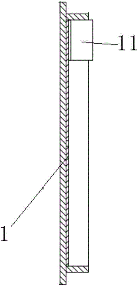 Coin sorting device through centrifugal acceleration and separation of height-limiting and width-limiting drum-shaped leak hole