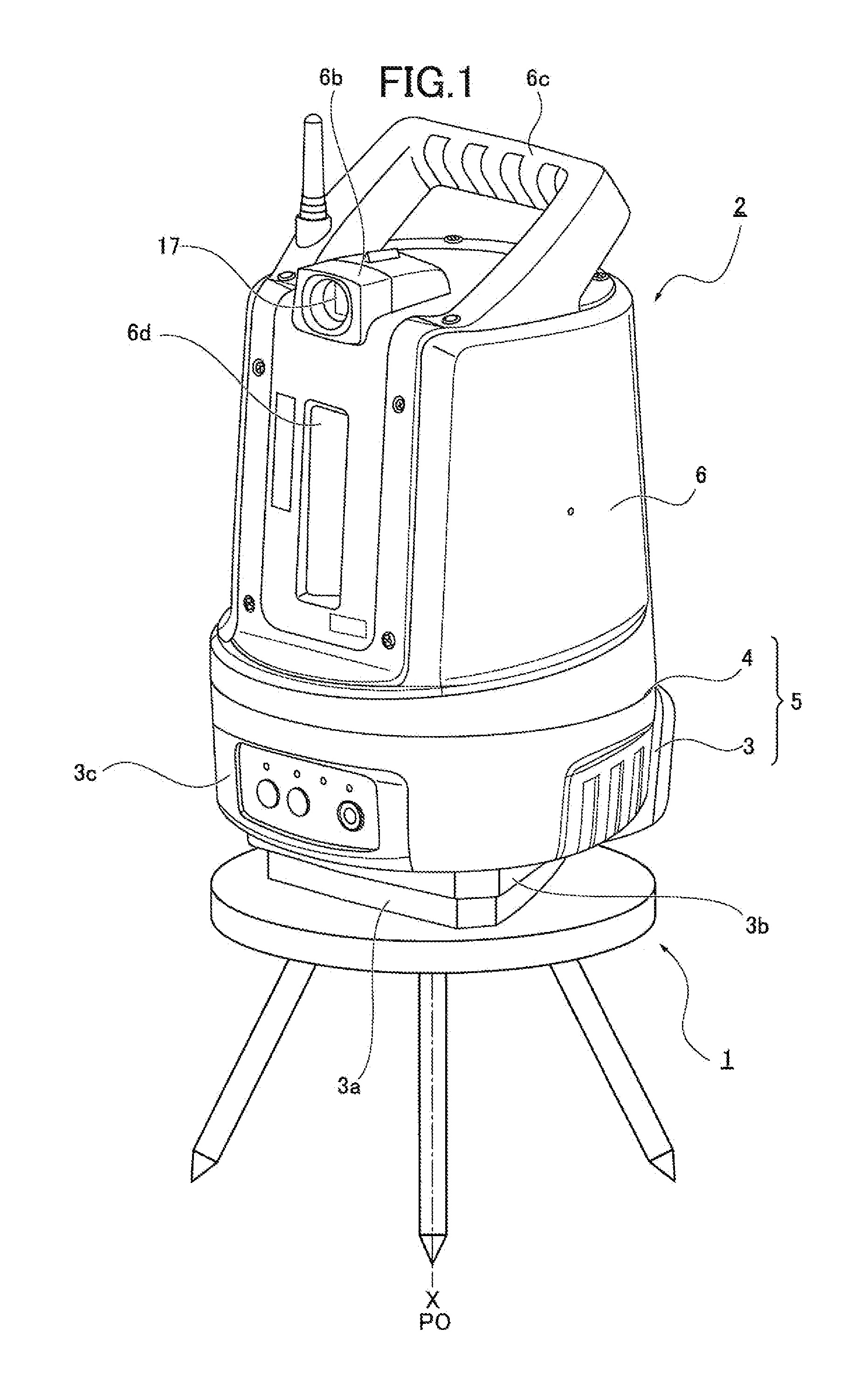 Surveying instrument and surveying operation system