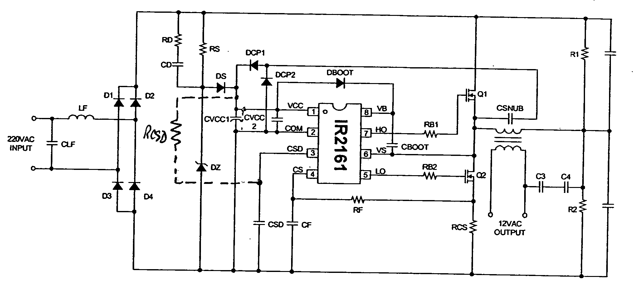 Applications of halogen convertor control IC