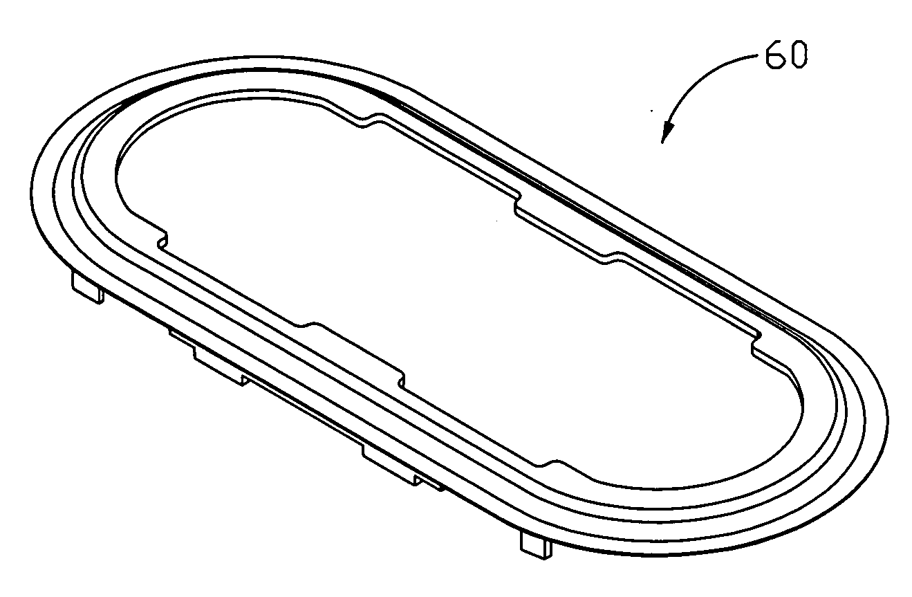 Metallic frame and method of making the same