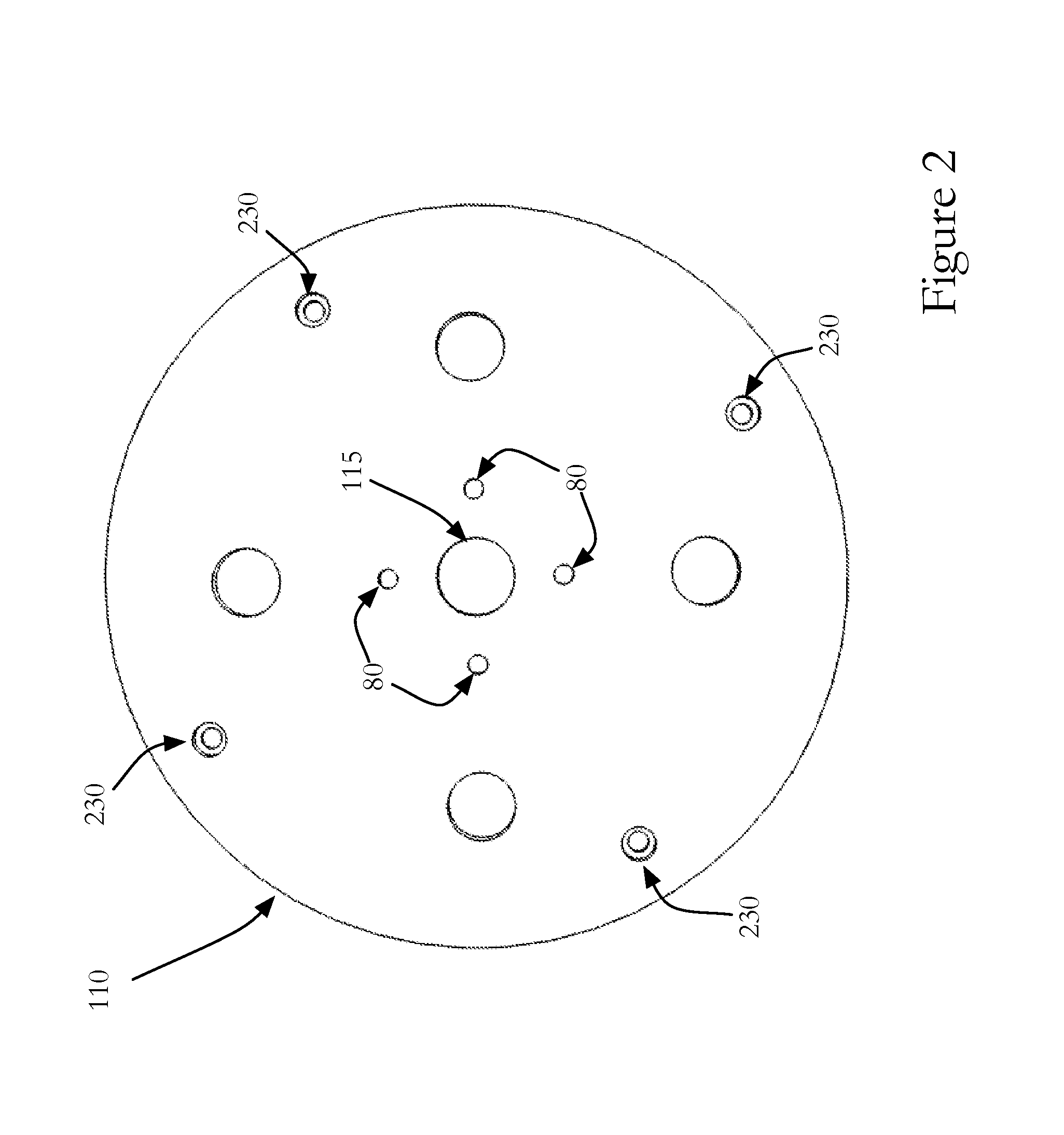 Rotating Disk Atomizer with Treatment Fluid Feed Arrangement