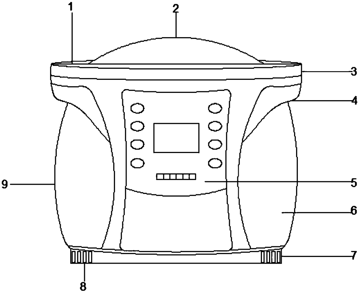 Anti-corrosion and anti-rust electric pressure cooker