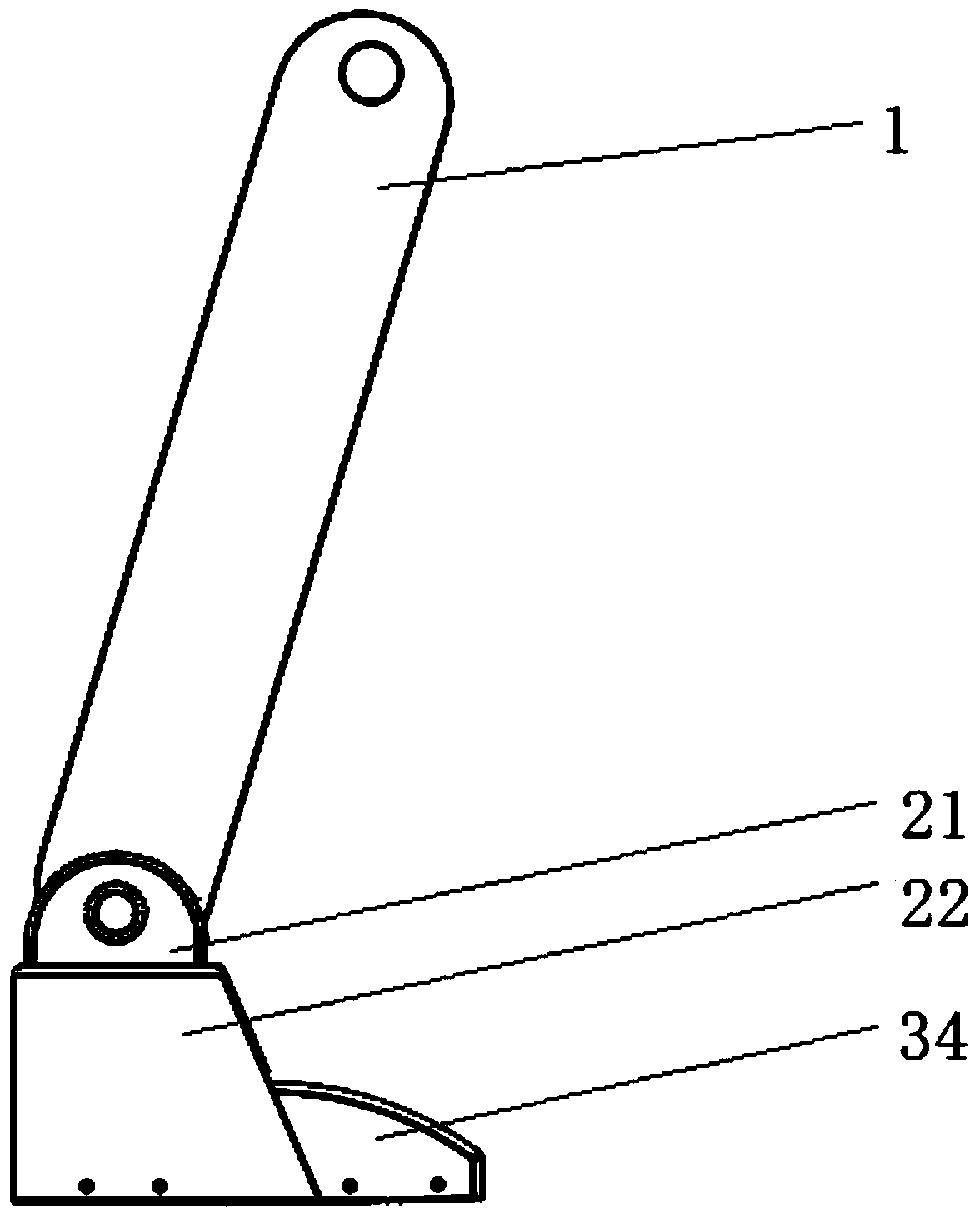 A flexible bionic mechanical foot