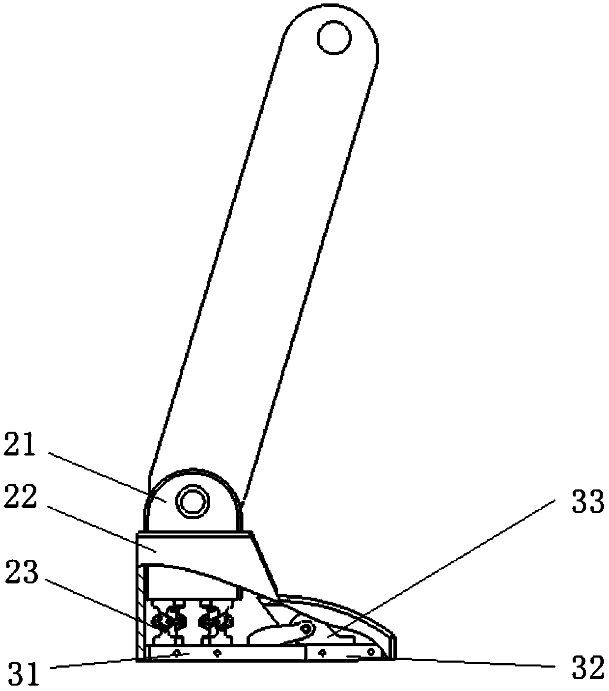 A flexible bionic mechanical foot