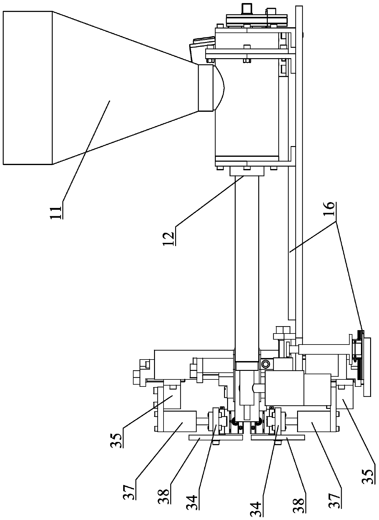 Plywood edge filling machine and automatic edge filling process thereof