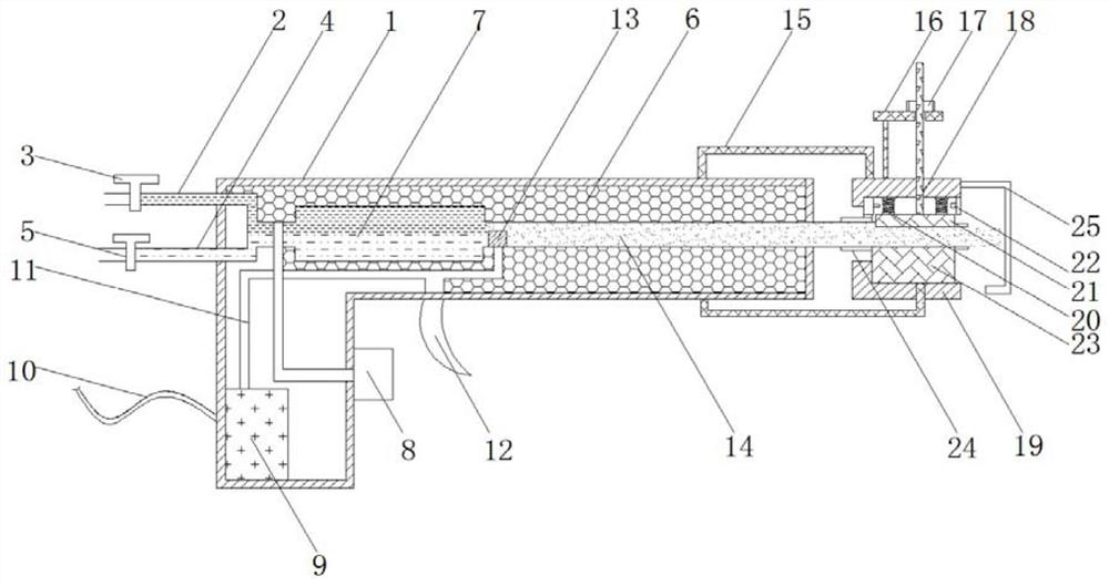 A gas welding nozzle with controllable nozzle size