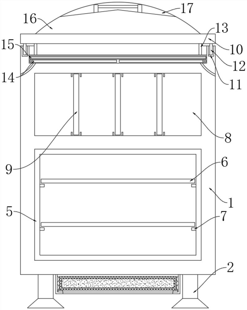 Bathroom cabinet assembly with small occupied space