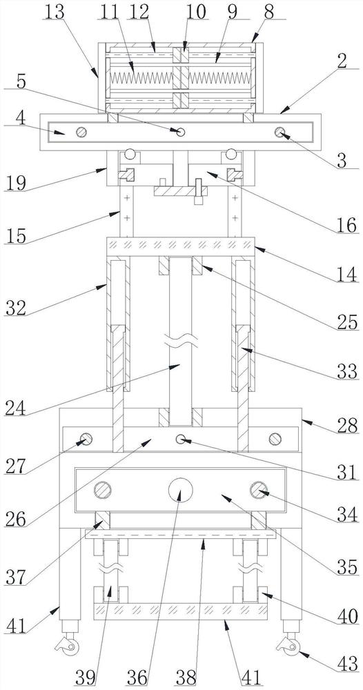 Acupuncture needle placing frame for stroke sequelae